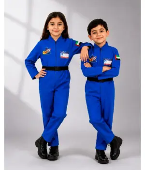 Astronaut Blue with UAE Badge Costume