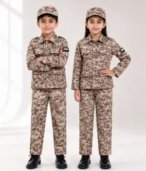 UAE Army Full Sleeve Costume for Kids