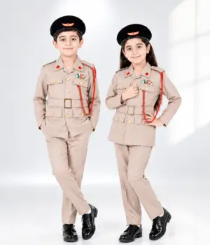 UAE Police Officer Premium Costume Khaki