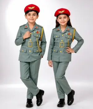 UAE Police Officer Premium Costume for Kids