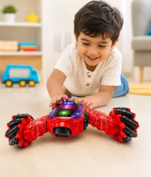 Stunt Transforming Car Spider Edition