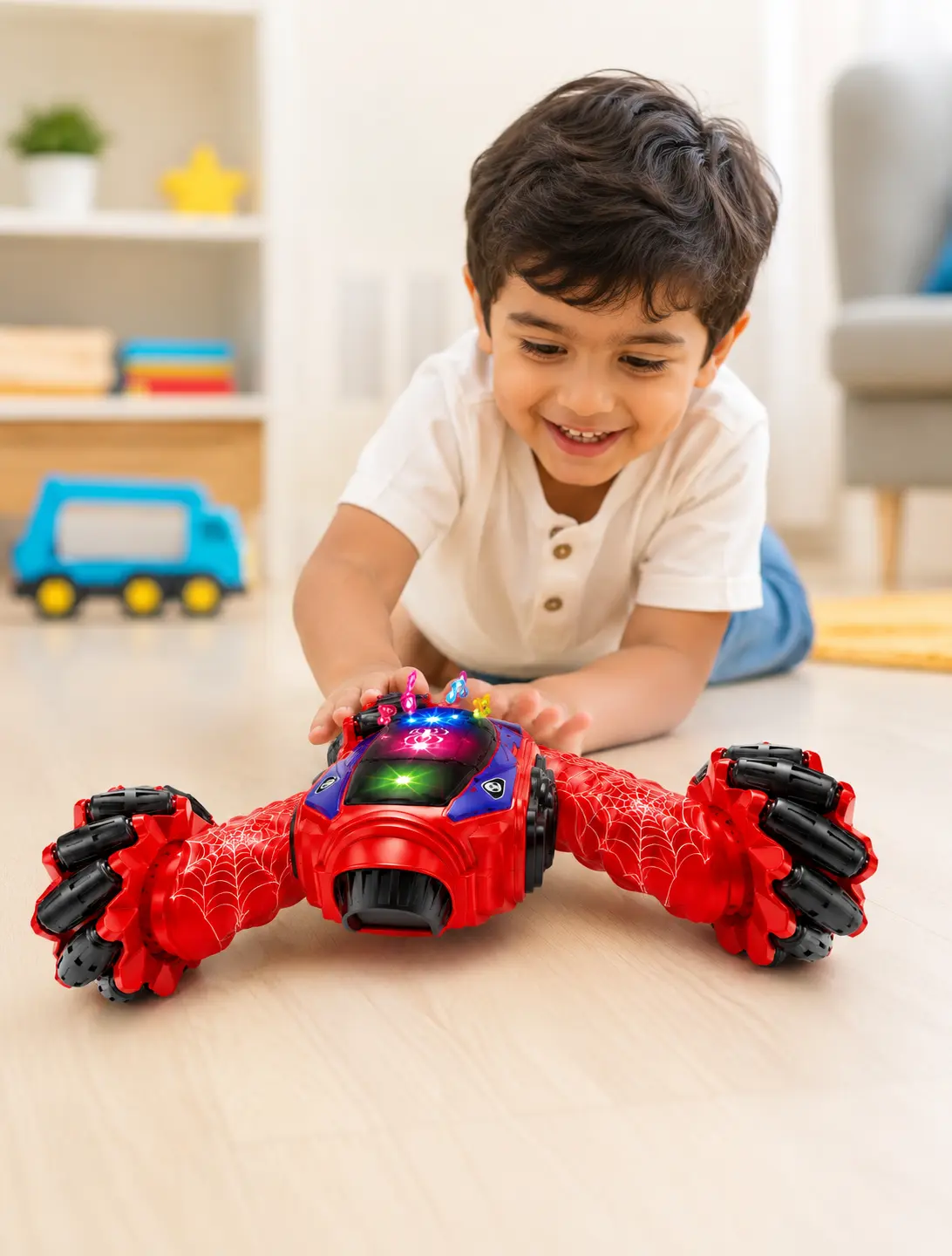 Stunt Transforming Car Spider Edition