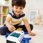 Medium-Sized Steering Wheel Game Console Blue