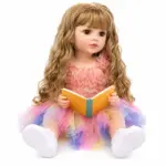 Pink Talking Doll – English Dialogue, Head-Shaking & Remote Control Interactive Doll 5 Pink Talking Doll