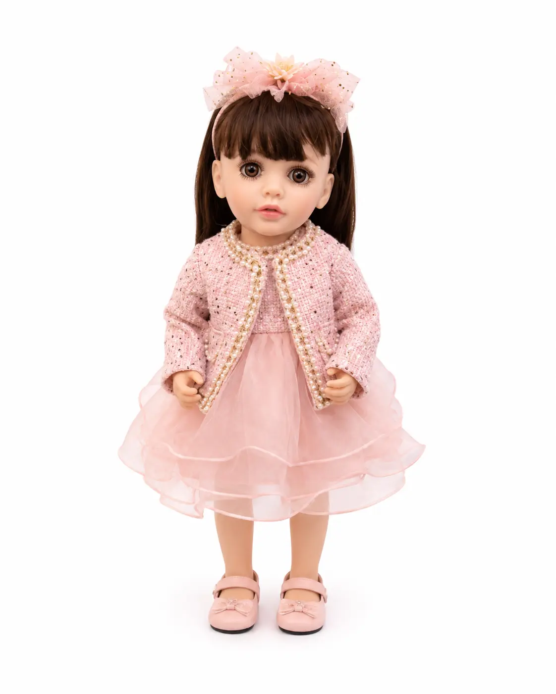 Talking Doll Pink Arabic – Shaking Head & Remote Control Interactive Doll