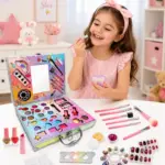 Demon-Hunting Girls Makeup Case – Extra-Large Portable Aluminum Beauty Set 5 Demon-Hunting Girls Makeup Case